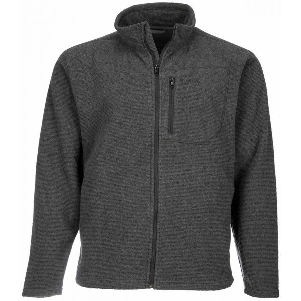 Simms PG-13071 Rivershed Full Zip Shirt - Carbon - 2X-Large