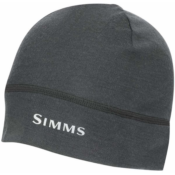 Simms Lightweight Wool Liner Beanie - Carbon