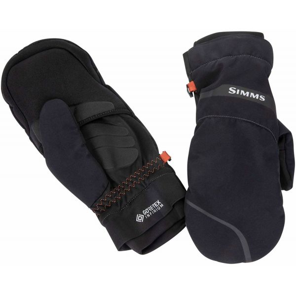 Simms Gore-Tex ExStream Foldover Mitts - Black - Large