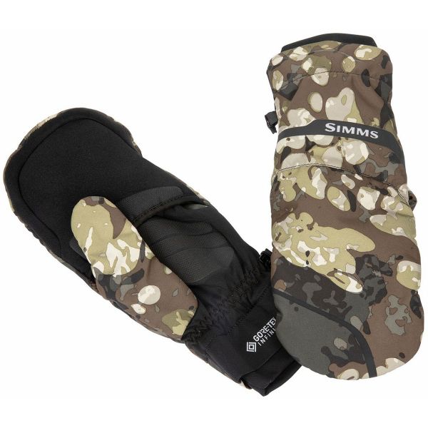 Simms Gore-Tex ExStream Foldover Mitts - Riparian Camo - Medium