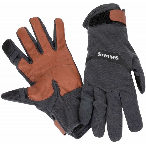 Simms Lightweight Wool Flex Glove - Carbon - 2X-Large