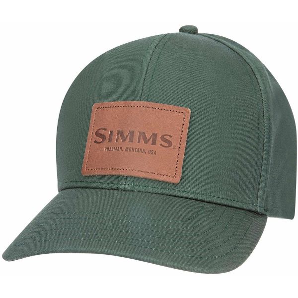 Simms Leather Patch Hat - Foliage