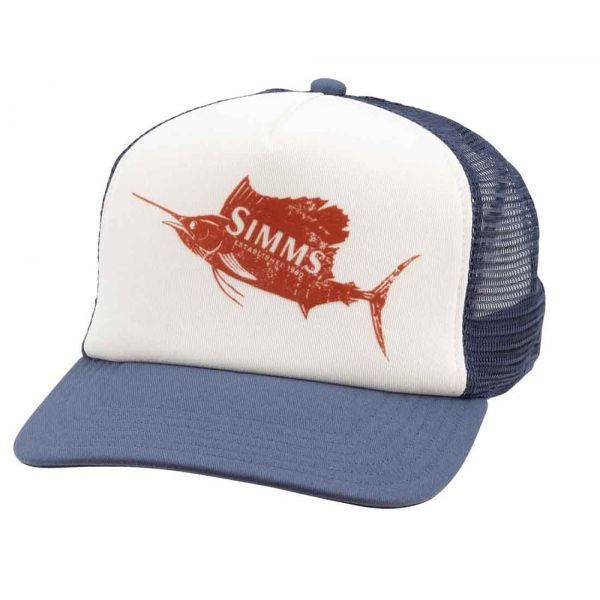 Simms Sailfish Trucker Hat - White