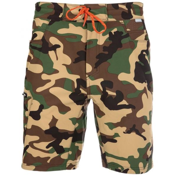 Simms Seamount Boardshort - Woodland Camo - 30 Waist