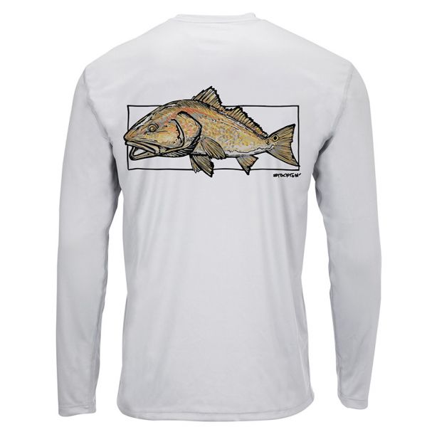 Simms Solar Tech Long Sleeve Tee - Redfish Sterling - 2X-Large