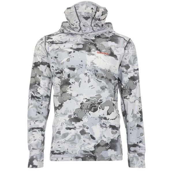 Simms Solarflex Guide Cooling Hoody - Cloud Camo Grey - 3X-Large