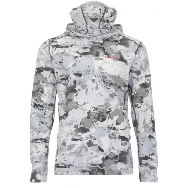 Simms Solarflex Guide Cooling Hoody - Cloud Camo Grey - Large