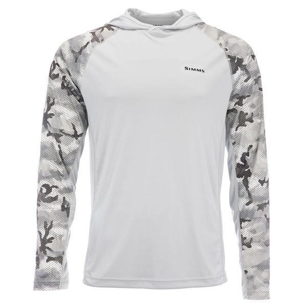 Simms Solarflex Hoody - Hex FLo Camo Steel - Large