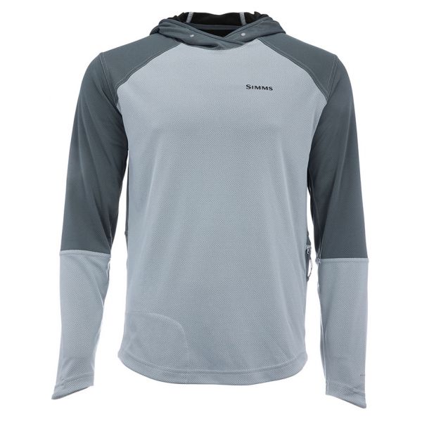 Simms Solarflex Plus Hoody - Steel Blue - Medium