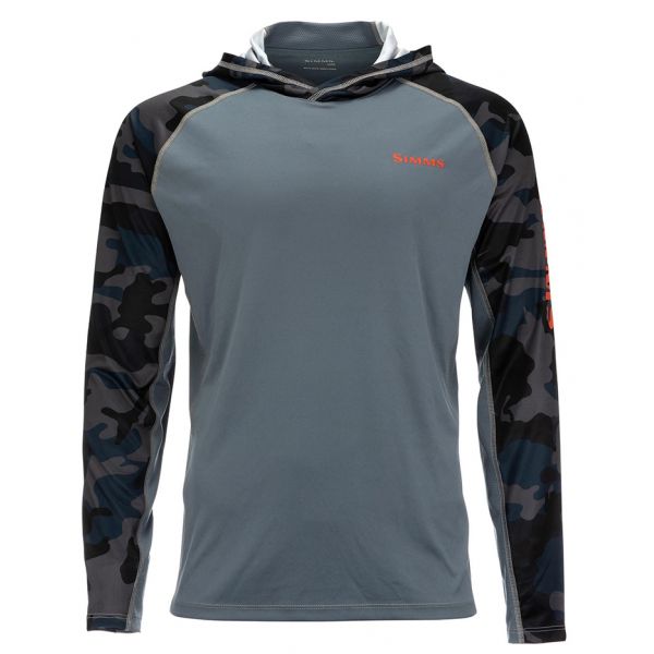 Simms Solarvent Hoody - Woodland Camo Storm - 2X-Large