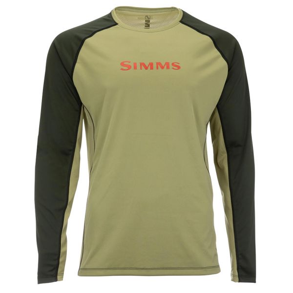 Simms Solarvent Long Sleeve Crew Shirt - Foliage/Sage - 2X-Large