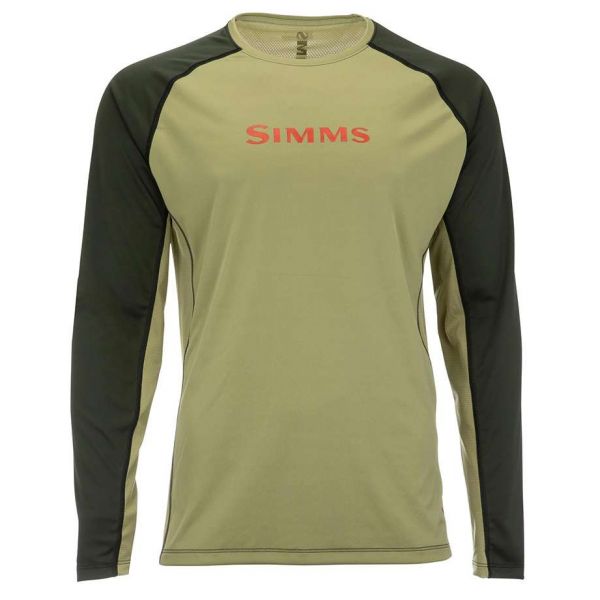 Simms Solarvent Long Sleeve Crew Shirt - Foliage/Sage - Medium