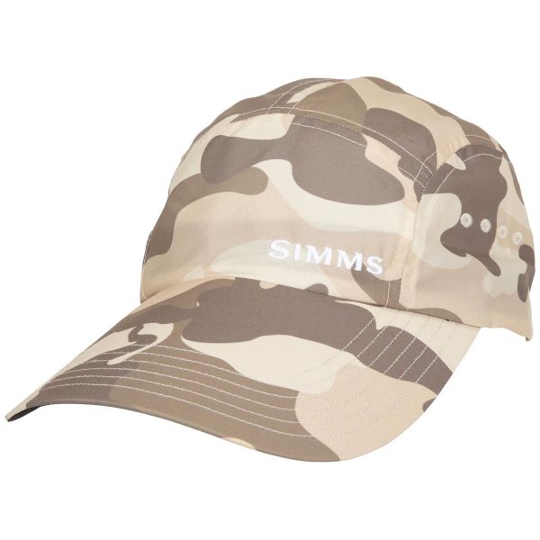 Simms Superlight Flats Long Bill Hat - Woodland Camo Sandbar