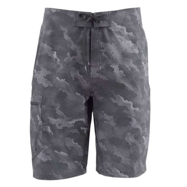 Simms Surf Short - Hex Camo Carbon