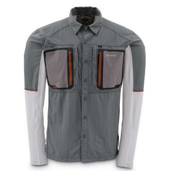 Simms Taimen Tricomp Long Sleeve Shirt - Lead