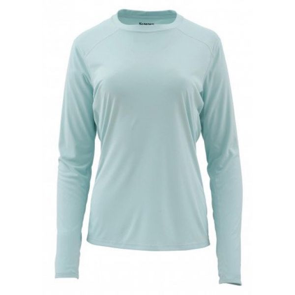 Simms Women's SolarFlex Long Sleeve Crewneck - Light Teal