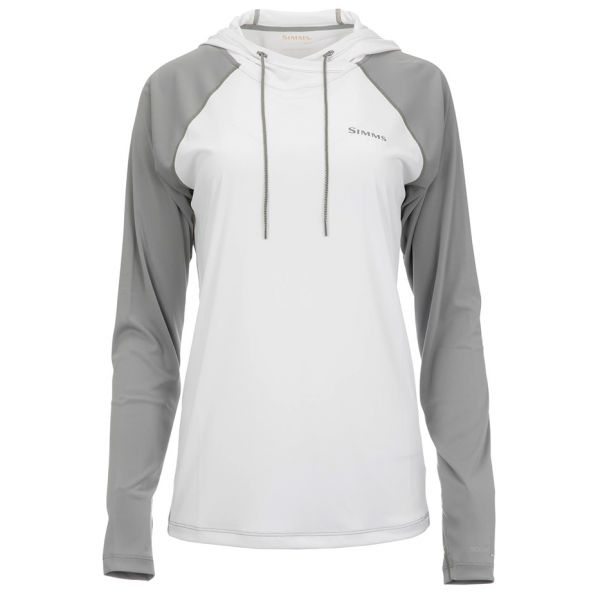 Simms Women's Solarflex Hoody - White Cinder - 2X-Large