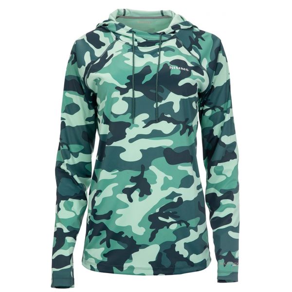 Simms Women's Solarflex Hoody - Woodland Camo Avalon - 2X-Large