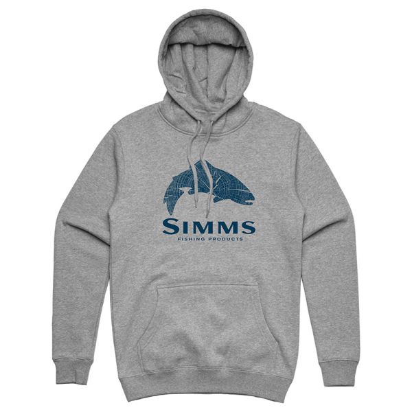 Simms Woods Trout Fill Hoody - Grey Heather - Large