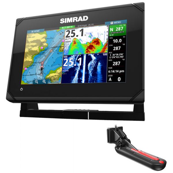 Simrad 000-12671-001 GO7 XSE w/ TotalScan Transom Mount Transducer