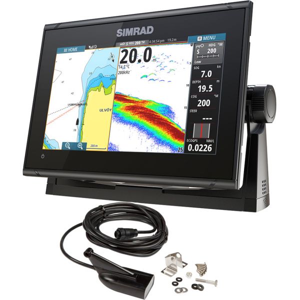 Simrad GO9 XSE Chartplotter/Fishfinder w/ HDI Transducer