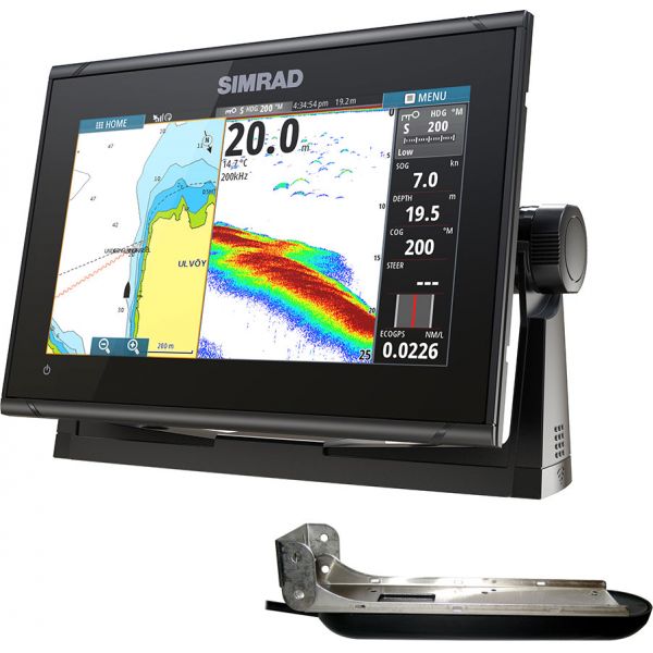 Simrad GO9 XSE Chartplotter/Fishfinder w/ TotalScan Transducer