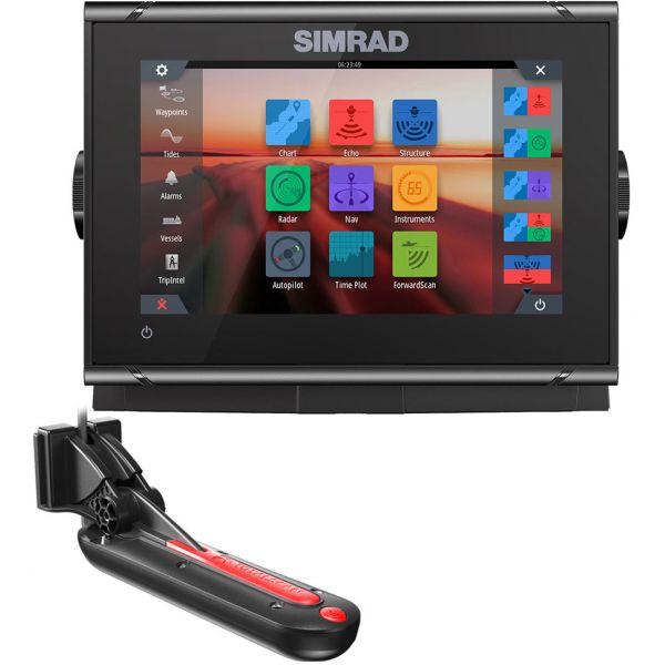 Simrad 000-14319-001 GO7 XSR Combo w/ TotalScan & Navionics+ USA