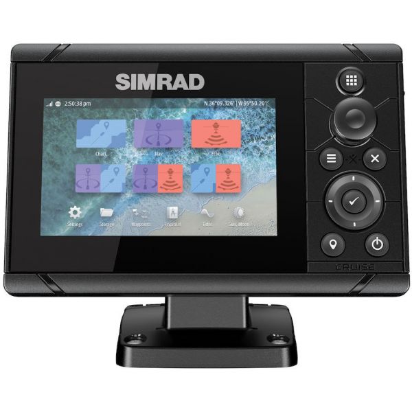 Simrad 000-14995-001 Cruise 5 US Coastal w/ 83/200 Transom Transducer