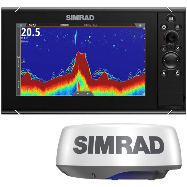 Simrad 000-15554-001 NSS9 evo3S Combo Radar Bundle w/ Halo20+