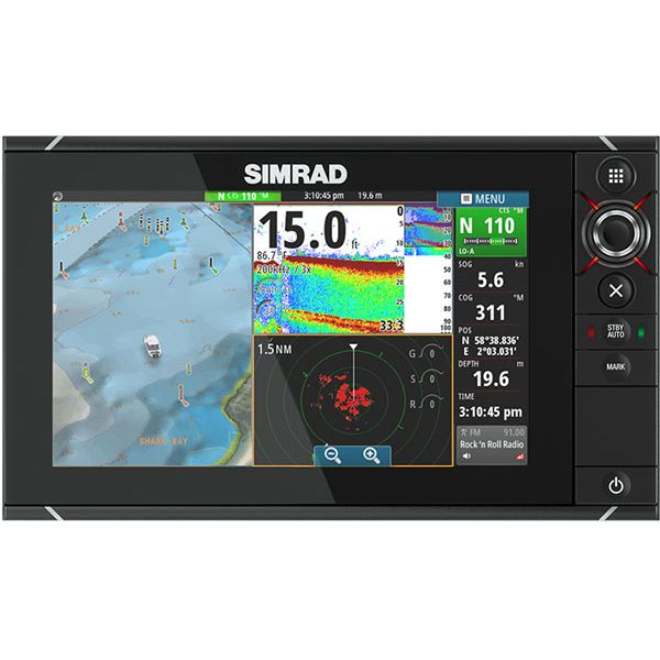 Simrad NSS12 evo2 Combo Multifunction Display w/ Insight USA