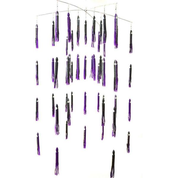 Slick Fish Teaser Dredge - Large Baits Black/Purple