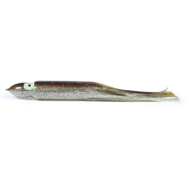 Slick Fish Unrigged Bait - Large Green Silver