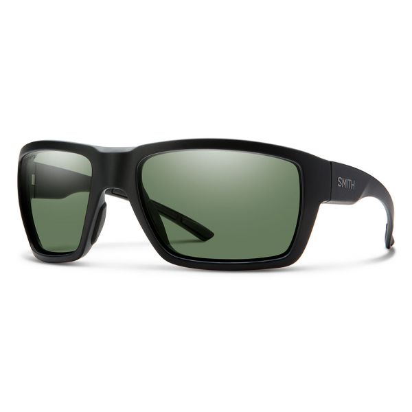 Smith Optics Highwater Sunglasses - Matte Black/Polarized Gray Green Mirror