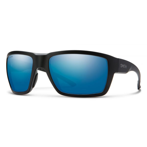 Smith Optics Highwater Sunglasses - Matte Black/Polarized Blue Mirror