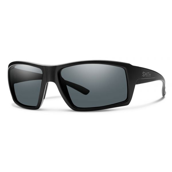 Smith Optics Challis Sunglasses - Matte Black/Polarized Gray Mirror