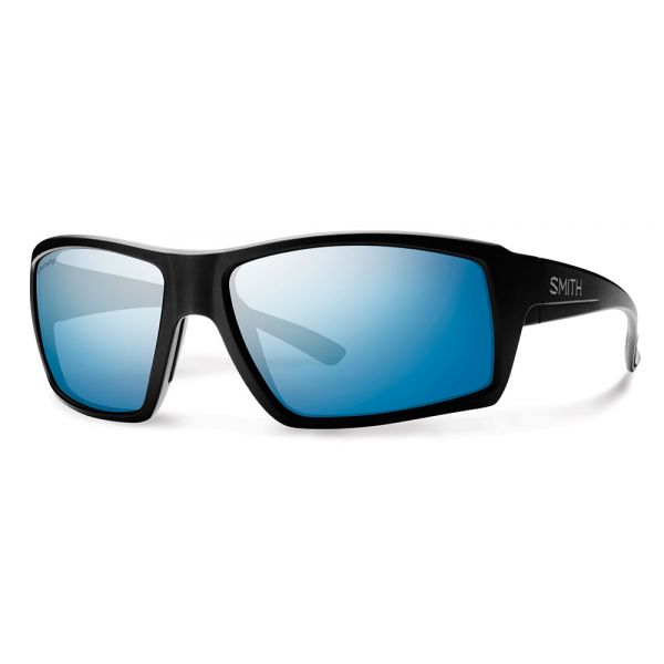 Smith Optics Challis Sunglasses - Matte Black/Polarized Blue Mirror