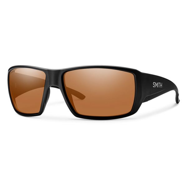 Smith Optics Guides Choice Sunglasses - Matte Black/Polarized Copper Mirror