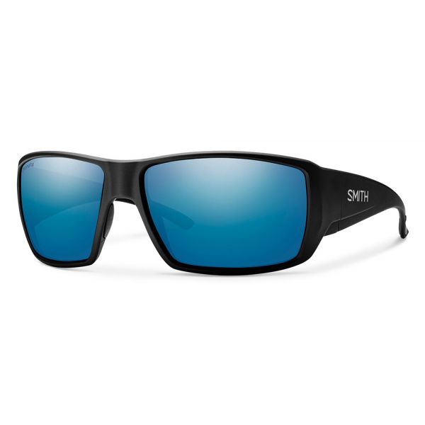 Smith Optics Guides Choice Sunglasses - Matte Black/Polarized Blue Mirror