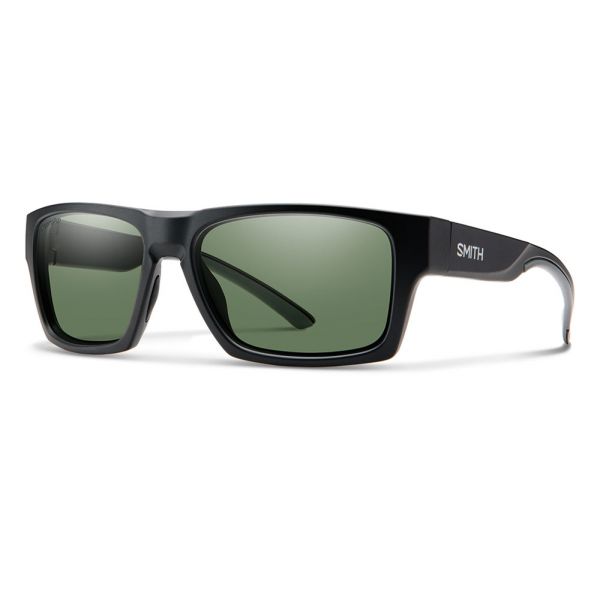 Smith Optics Outlier 2 Sunglasses - Matte Black/Polarized Gray Green Mirror