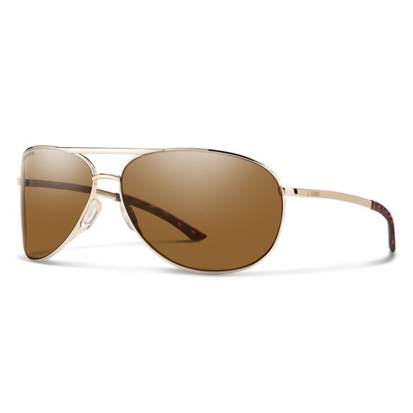 Smith Optics Serpico 2.0 Sunglasses - Gold/Polarized Brown