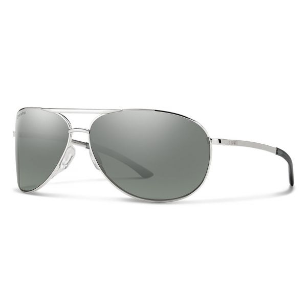 Smith Optics Serpico 2.0 Sunglasses - Silver/Polarized Platinum