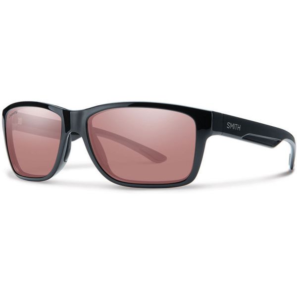 Smith Wolcott ChromaPop Matte Black Polarized Sunglasses Platinum Lens