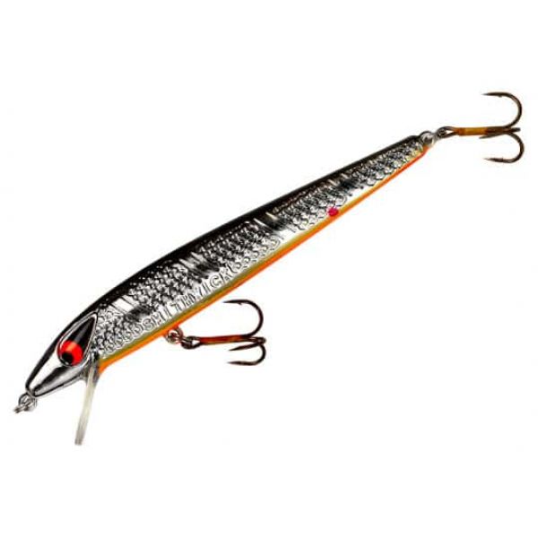 Smithwick Suspending Super Rogue Jr. 4 1/8in Chrome/Black/Orange