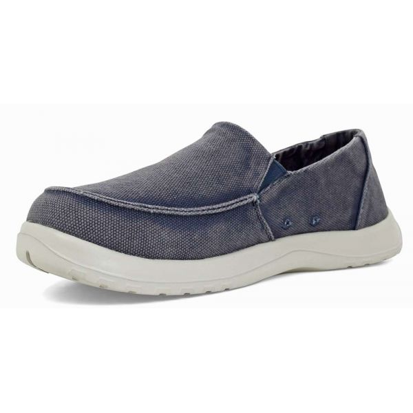 SoftScience Men's Frisco Canvas Slip-On Shoes - Blue - Size 7