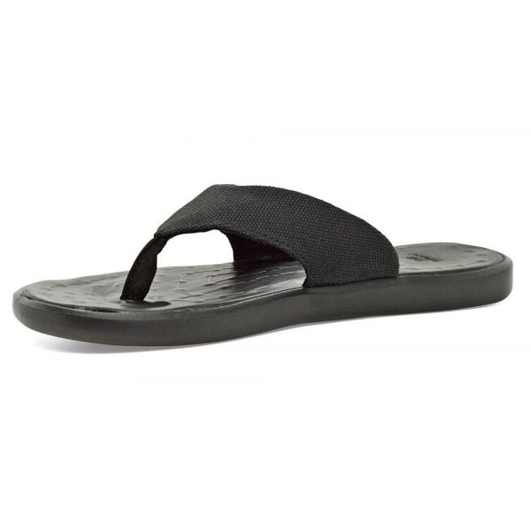 SoftScience Skiff 2.0 Canvas Flip Flops - Black Size M10/W12