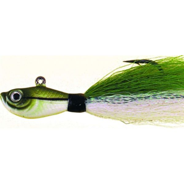 SPRO Prime Bucktail Jig - 3oz - Sand Eel Green