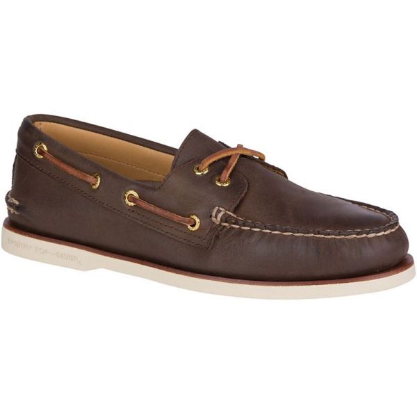 Sperry Gold Authentic Original 2-Eye Boat Shoe - Brown - 7M