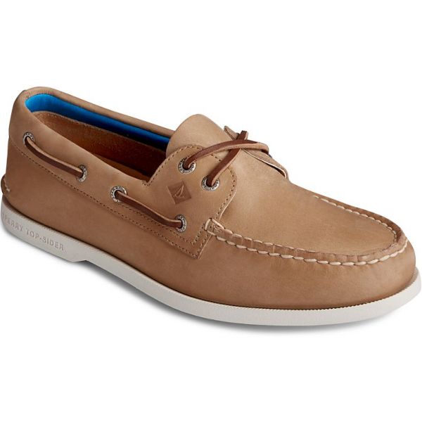 Sperry Authentic Original Plushwave Boat Shoe - Oatmeal - 10.5