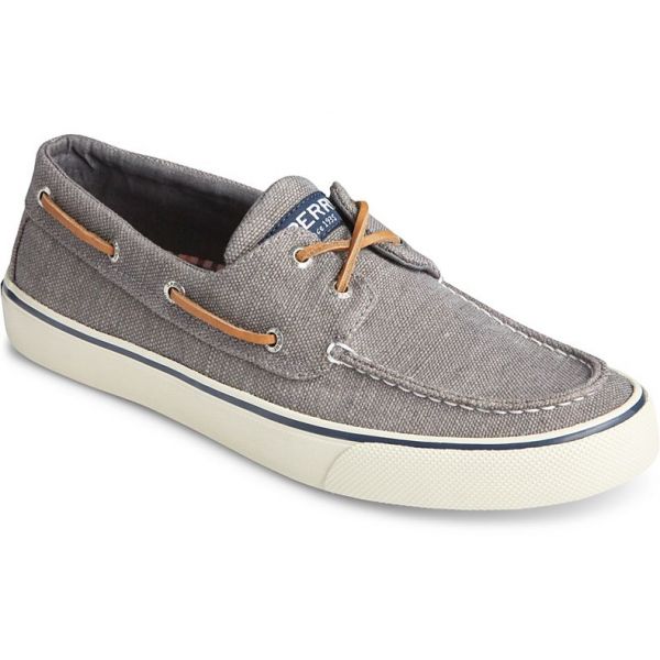 Sperry Bahama II Distressed Boat Shoe - Dark Grey - 10.5