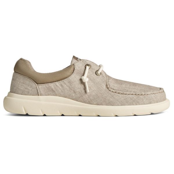 Sperry Captain's Moc Chambray - Khaki - 10M